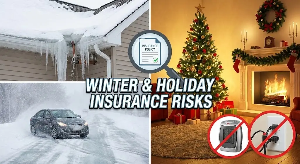 Winter Insurance Risks: How Cold Weather and the Holidays Can Impact Your Coverage (and What to Do About It)