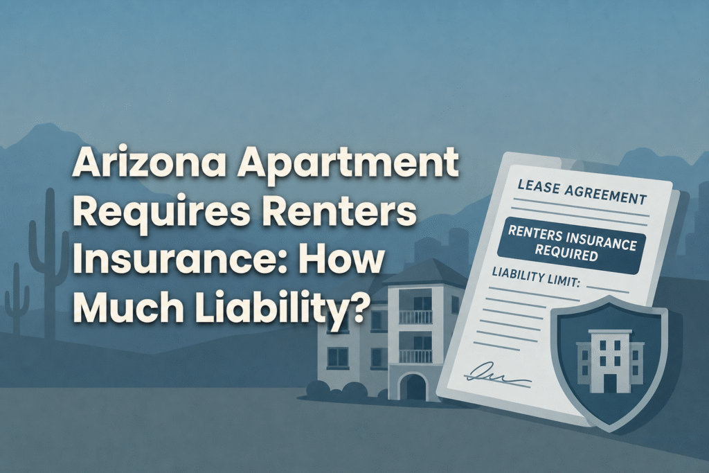 Featured image for “Arizona apartment requires renters insurance: how much liability?”