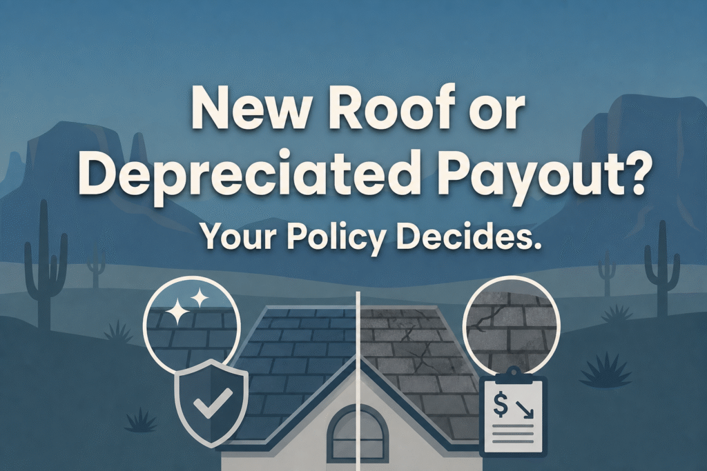 Featured image for “Does home insurance pay full price for a new roof in Arizona?”