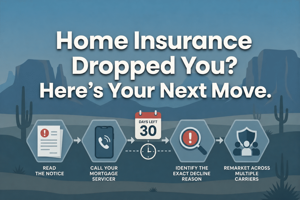 Featured image for “My Home Insurance Company Dropped Me Arizona What Do I Do Now”