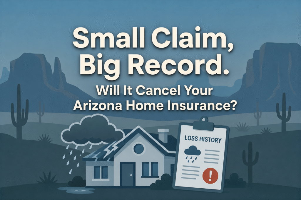 Featured image for “Will a small claim get home insurance cancelled in Arizona?”